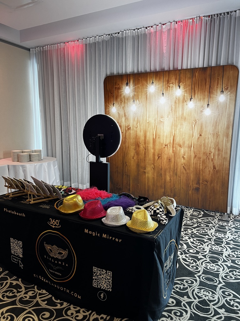 Accessoires proposés avec une animation photobooth numérique