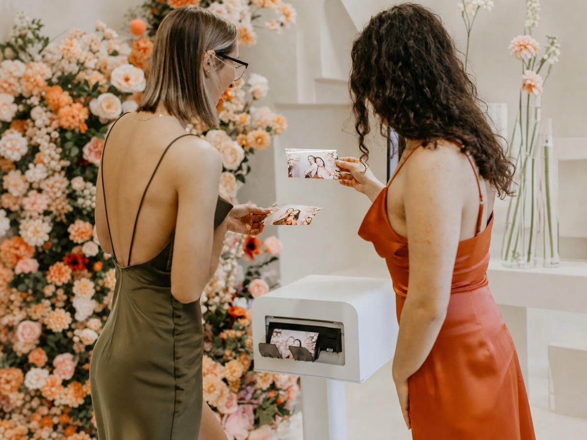 Photobooth avec impressions lors d’un événement dans le Grand Montréal
