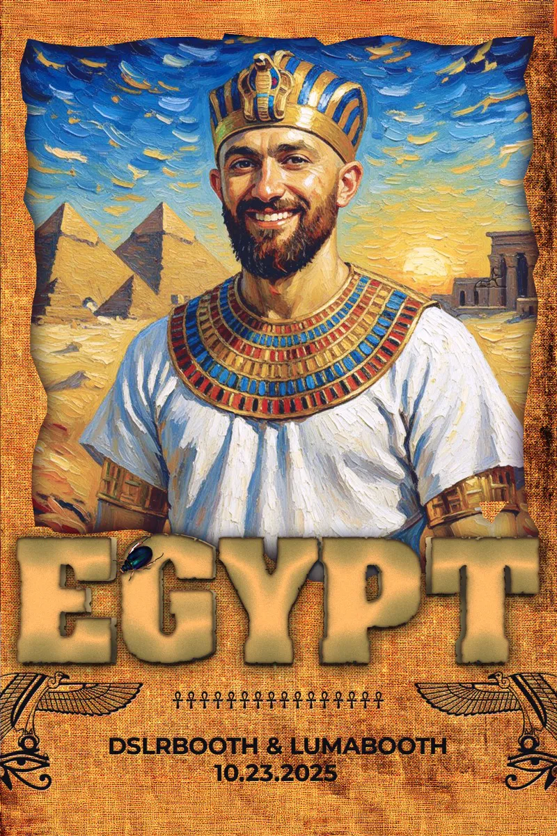 Portrait créé par IA — Égypte