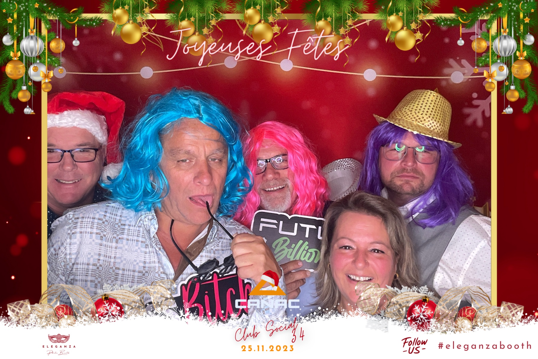 Cadre photo des Fêtes personnalisé pour Fernac