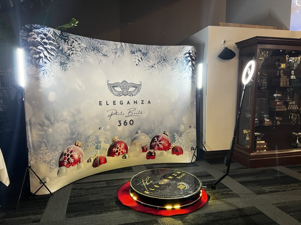 Installation 360 de Noël au Club de Golf de Saint-Lambert