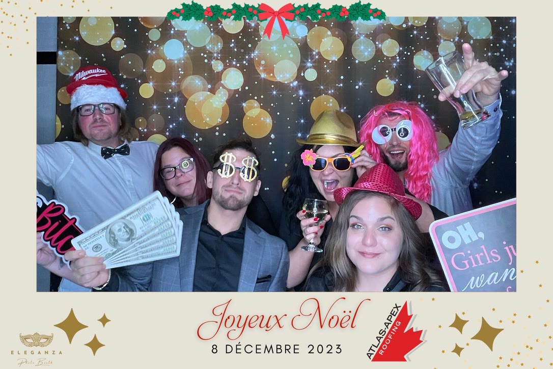 Photo personnalisée d’un party corporatif au Sheraton Laval